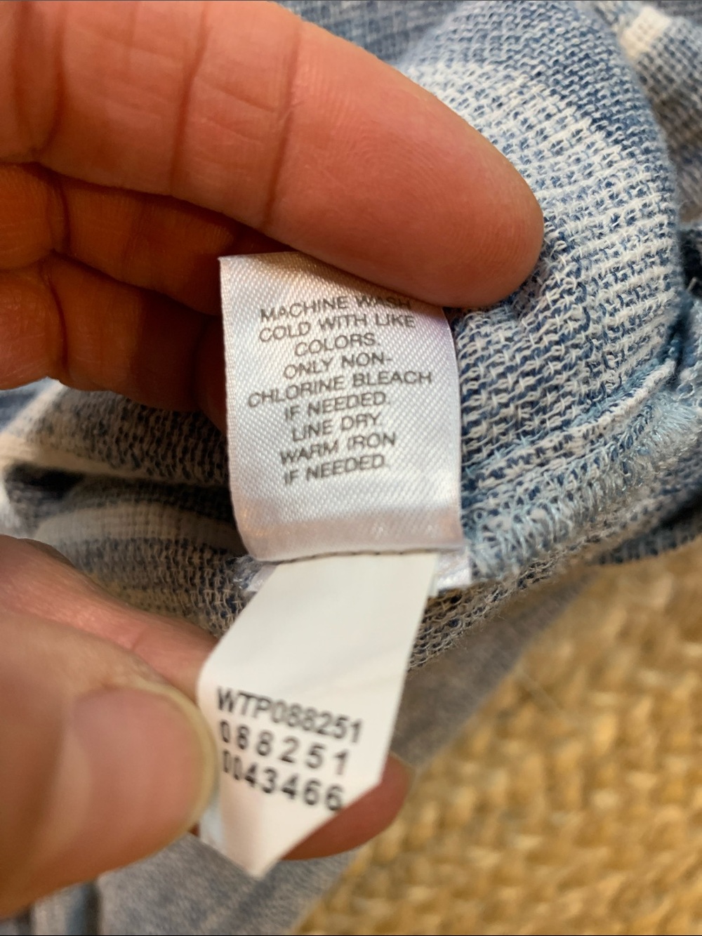 J. Jill Pure Jill Blue And Cream Striped Pocket P… - image 6